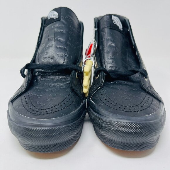 Vans Sk8 Hi Jim Goldberg Raised By Wolves Mens Size 8.5 Sneakers Black Leather - Picture 2 of 15